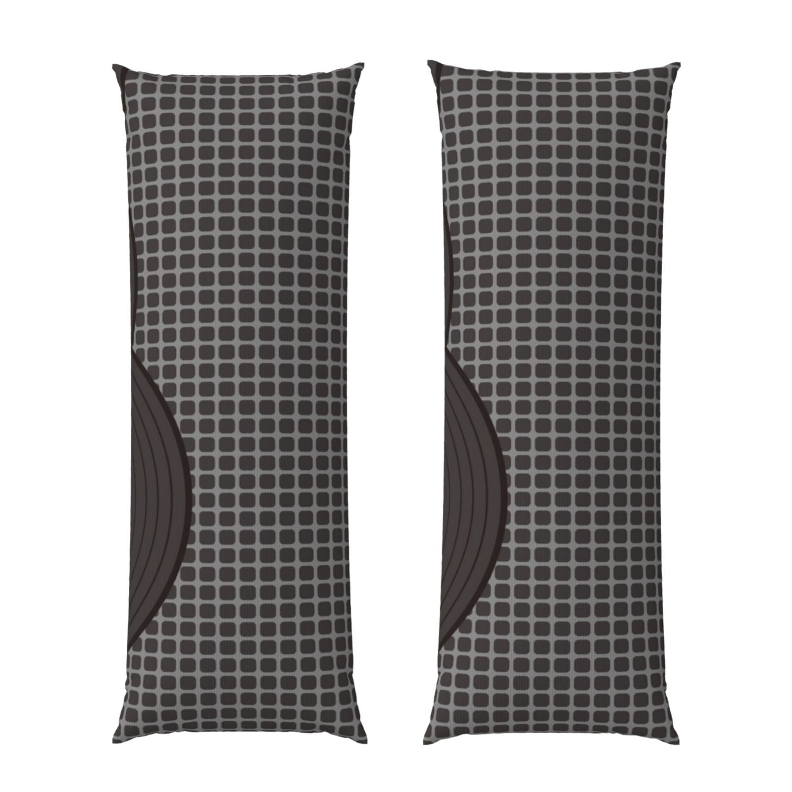 Naloa Vinyl Records Super Soft 20x60 Body Pillow Case,Long Side Hidden Zipper（PILLOWS ARE NOT INCLUDED）