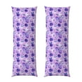 thumbnail image 1 of Naloa Violet Body Pillow Cover, Pillowcases with Hidden Zipper Breathable Long Pillow Case (Pillows are not included,20x54 inch), 1 of 7