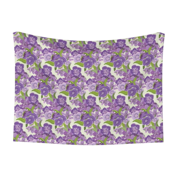 Naloa Violets Flowers Dog Blanket, 3 Sizes Cat Blanket for Indoor Cats Large Medium Small Dog Gifts-Large