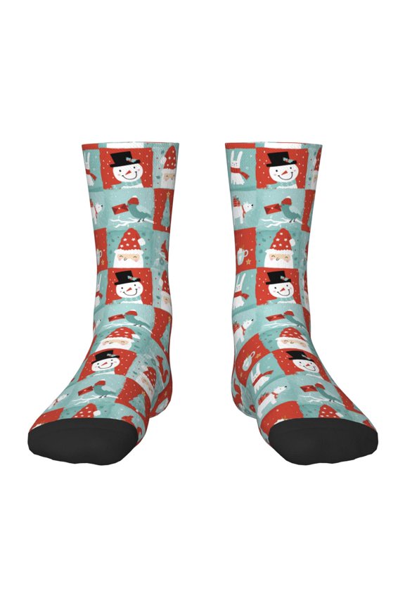 Warm Christmas Memories Kids Socks Unisex Kids and Toddlers' Crew Socks, ,1 Pairs