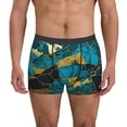 thumbnail image 1 of Naloa Watercolor Blue Marbled Mens Underwear - Boxers for Men, Mens Boxer Briefs, Classic Briefs for Men-Small, 1 of 5