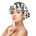 thumbnail image 1 of Naloa Watercolor Butterflies Adjustable Hair Bonnet for Sleeping, Hair Wrap Sleep Cap Turban for Women Men, Curly Straight Hair Long Large Braid Unisex, 1 of 6