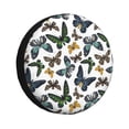 thumbnail image 1 of Naloa Watercolor Butterflies PVC Leather Spare Tire Wheel Cover for Car Truck SUV Camper Trailer Universal Fit many size15 inch, 1 of 6