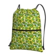 thumbnail image 1 of Naloa Watercolor Kiwi Fruits Summer Drawstring Backpack String Bag Cinch Water Resistant for Gym Shopping Sport Yoga, 1 of 6
