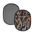 thumbnail image 1 of Naloa Watercolor Romantic Paisley Silicone Pot Holders, Oven Mitts Heat Resistant Hot Pads, Non Slip Pot Holder for Kitchen Baking and Cooking 9.4 x 7.5 Inches, 1 of 7