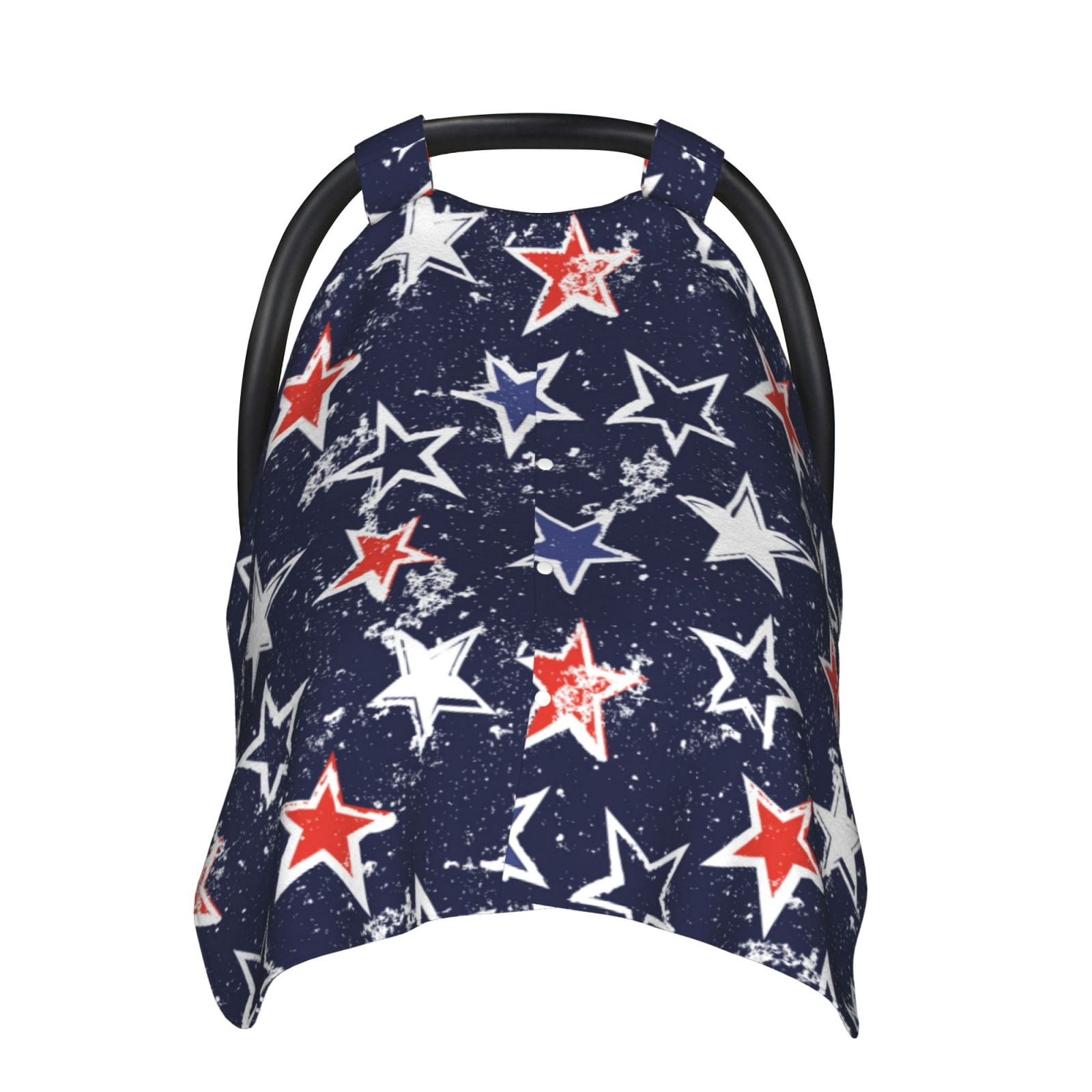 Naloa Watercolor Stars Baby Car Seat Cover, Breathable Baby Carrier Cover, Multiuse Baby Carrier Cover & Nursing Breastfeeding Cover