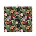 thumbnail image 1 of Naloa Watercolor Tropical Flowers Dish Drying Mat for Kitchen Counter, Heat Resistant Drainer Mats, Absorbent Draining Mat,Dish Rack Pad,16"x18", 1 of 8