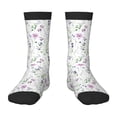 thumbnail image 1 of Naloa Watercolor Wildflower Kids Socks Unisex Kids and Toddlers' Crew Socks, ,1 Pairs, 1 of 5