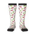 thumbnail image 1 of Naloa Watermelon And Kiwi Thigh High Socks Extra Long Stretchy Sock Women Over Knee High Opaque Stocking Daily Wear, 1 of 6