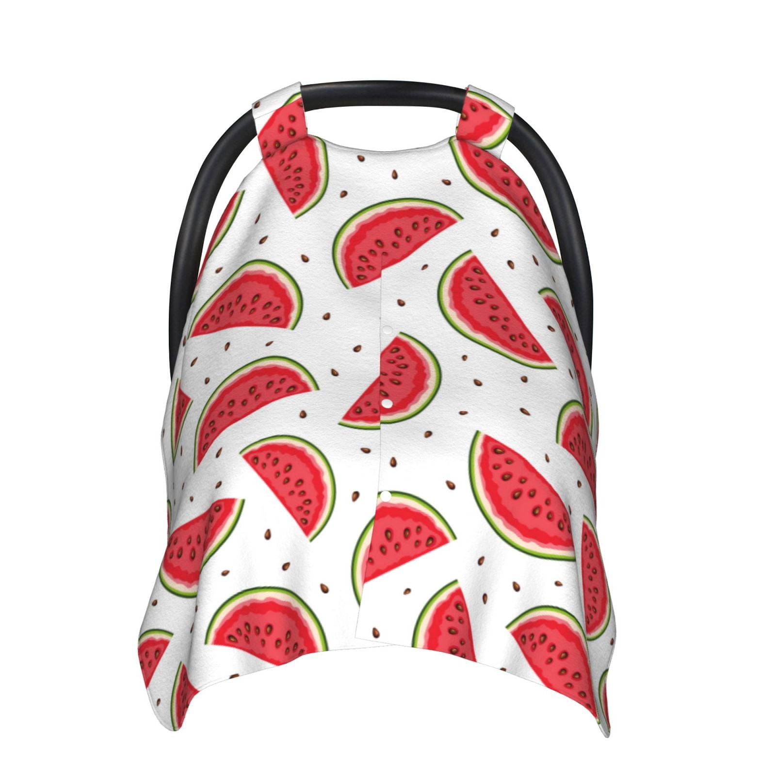 Naloa Watermelon Baby Car Seat Cover, Breathable Baby Carrier Cover, Multiuse Baby Carrier Cover & Nursing Breastfeeding Cover