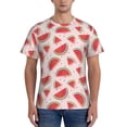 thumbnail image 1 of Naloa Watermelon Men's T-Shirt Sport T-shirt Men's Basic Tee Casual Men's Shirt, Round Neck, Short Sleeves - Medium, 1 of 5
