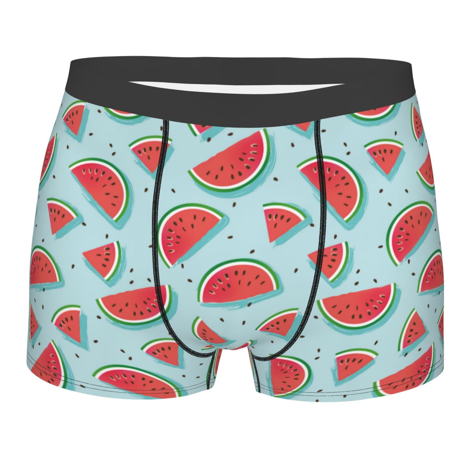 Naloa Watermelon Print Mens Underwear - Boxers for Men, Classic Briefs ...