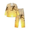 thumbnail image 1 of Naloa Welcome Merry Christmas In 2025 Men’s Pajamas Set - Long Sleeve Button Down Sleep Shirt and Pajama Bottoms Sleepwear Set-Large, 1 of 7