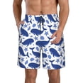 thumbnail image 1 of Naloa Whale Men's Beach Shorts, Surfing shorts, Swim trunks, Quick Dry Swim Trunks for Surfing Beach Fun -, 1 of 9