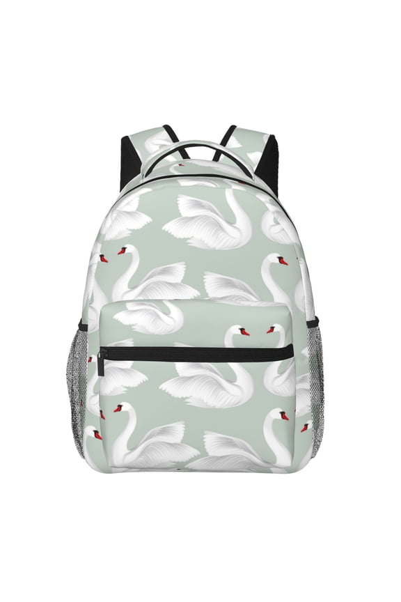 White Birds Print Solid Color Tie Formal Necktie for MenSuitable for business, daily life, work