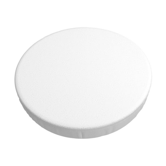 Naloa White Round Bar Stool Cushion Cover 12-14 inch, Fits Kitchen, Office, Restaurant Chairs - 12 inch