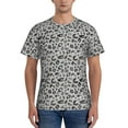 thumbnail image 1 of Naloa Wild Animal Leopard Print Men's T-Shirt Sport T-shirt Men's Basic Tee Casual Men's Shirt, Round Neck, Short Sleeves - 3X-Large, 1 of 5