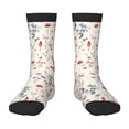 thumbnail image 1 of Naloa Wildflower Watercolor 3 Kids Socks Unisex Kids and Toddlers' Crew Socks, ,1 Pairs, 1 of 5