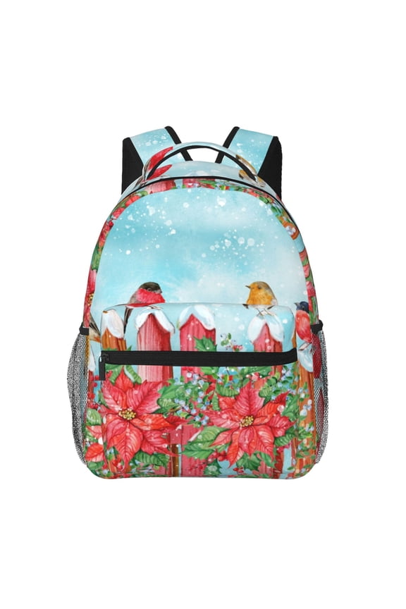 Winter Birds on the Fence Print Solid Color Tie Formal Necktie for MenSuitable for business, daily life, work