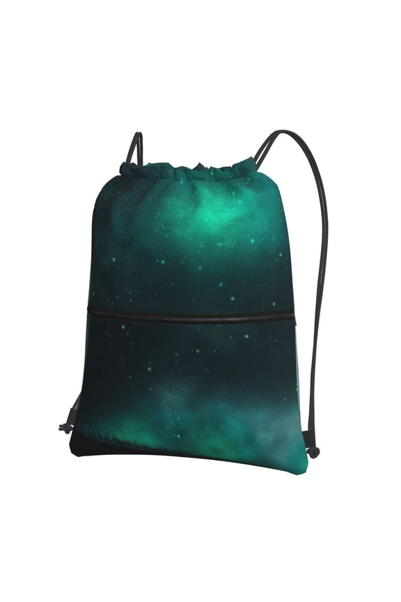 Witch House On The Hill Drawstring Backpack String Bag Cinch Water Resistant for Gym Shopping Sport Yoga