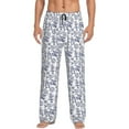 thumbnail image 1 of Naloa World Travel2 Pajama Pants Men, PJ Bottoms, Sleep & Lounge Pants-Large, 1 of 6