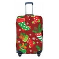 thumbnail image 1 of Naloa X-mas and New Year Elastic Suitcase Protector, Travel Suitcase Protector Cover Fits 18-32in Suitcase - Small, 1 of 9