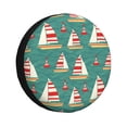 thumbnail image 1 of Naloa Yachts And Buoys PVC Leather Spare Tire Wheel Cover for Car Truck SUV Camper Trailer Universal Fit many size15 inch, 1 of 6