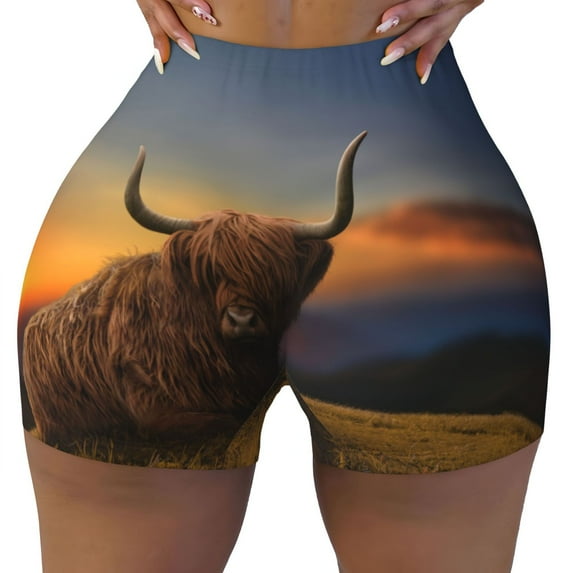 Naloa Yak Biker Shorts for Women Seamless Scrunch Short Women’s Yoga Shorts for Gym Running Sport Shorts - Large