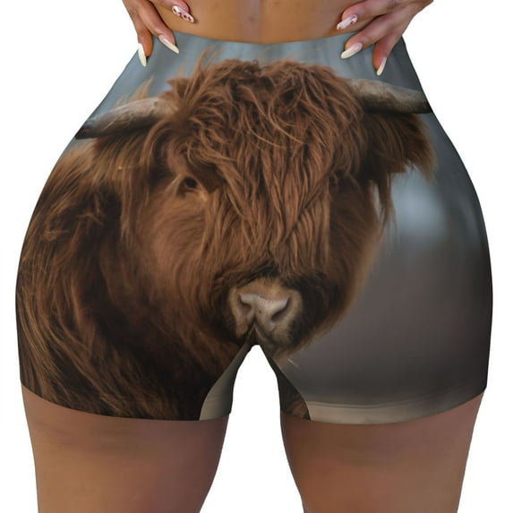 Naloa Yak Biker Shorts for Women Seamless Scrunch Short Women’s Yoga Shorts for Gym Running Sport Shorts - Small