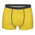thumbnail image 1 of Naloa Yellow Glitter Print Mens Underwear - Boxers for Men, Classic Briefs for Men, 1 of 1