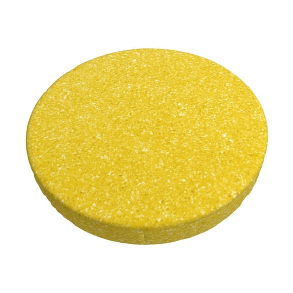 Naloa Yellow Glitter Round Bar Stool Cushion Cover 12-14 inch, Fits Kitchen, Office, Restaurant Chairs - 12 inch