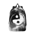 thumbnail image 1 of Naloa Yin And Yang Canvas Backpack for Men Women Rucksack Casual Travel Daypack College Tote Satchel Bookbag for Teens-Medium, 1 of 7