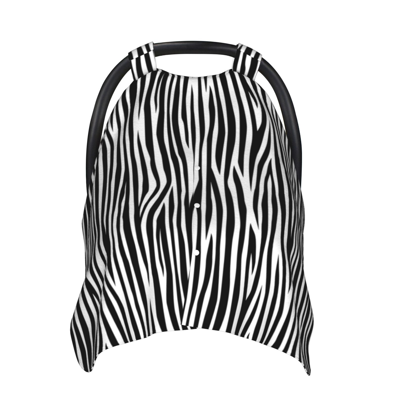 Naloa Zebra Skin Baby Car Seat Cover, Breathable Baby Carrier Cover, Multiuse Baby Carrier Cover & Nursing Breastfeeding Cover