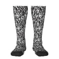 thumbnail image 1 of Naloa Zebra Thigh High Socks Extra Long Stretchy Sock Women Over Knee High Opaque Stocking Daily Wear, 1 of 6