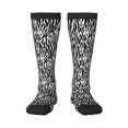 thumbnail image 1 of Naloa Zebra Thigh High Socks Extra Long Stretchy Sock Women Over Knee High Opaque Stocking Daily Wear, 1 of 6