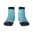thumbnail image 1 of Naloa blue plaid Snowflake Ankle Socks for Women Non Slip Socks No Show Socks Classic Low Cut Casual Socks Casual Socks, 1 of 7