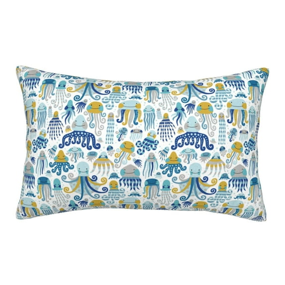 Naloa cartoon octopus Pillowcase, Cool Pillowcase, Lightweight, Breathable, Skin Friendly Pillowcase, Hidden Zipper (No pillow core)-20"x30"