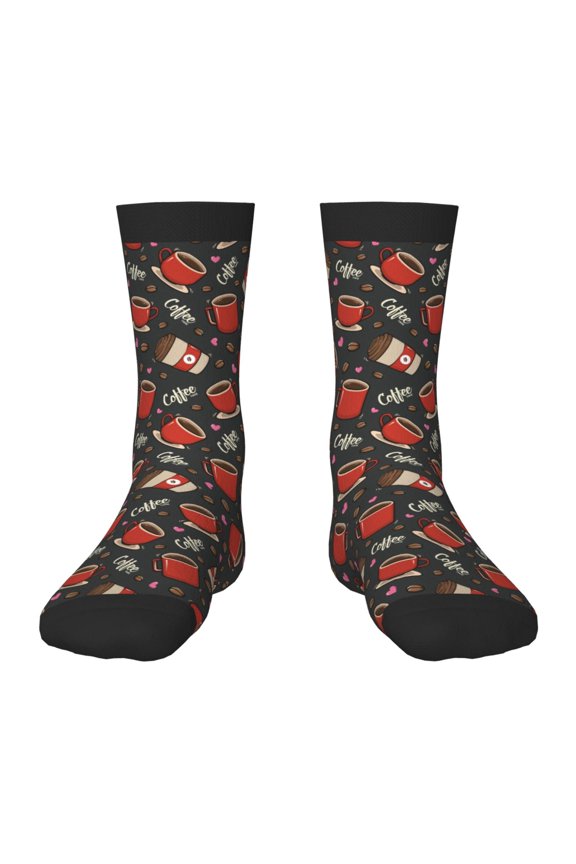 coffee mug cup Kids Socks Unisex Kids and Toddlers' Crew Socks, ,1 Pairs