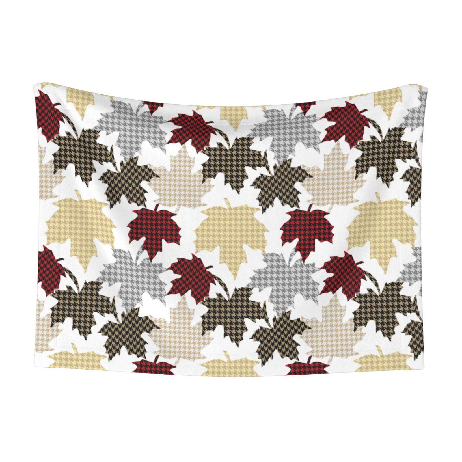 Naloa colorful Maple Dog Blanket, 3 Sizes Cat Blanket for Indoor Cats Large Medium Small Dog Gifts-Medium