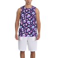 thumbnail image 1 of Naloa crystal Skull flower cool Basketball Jersey Reversible Men's Mesh Athletic Sports Shirts Training Practice S-4XLXX-Large, 1 of 6