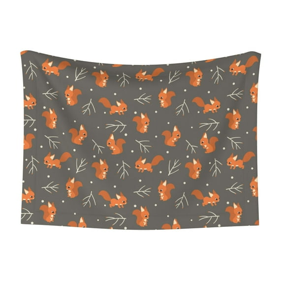 Naloa cute fall fox leaf Dog Blanket, 3 Sizes Cat Blanket for Indoor Cats Large Medium Small Dog Gifts-Large