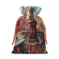 thumbnail image 1 of Naloa fairy-tale-world-with-delicious-candy Drawstring Christmas Bags, 3D Xmas Gift Bags, Christmas Wrapping Bags, Xmas Goodie Bags, Treat Pouch Bags, Party Favor Bags-Medium, 1 of 9