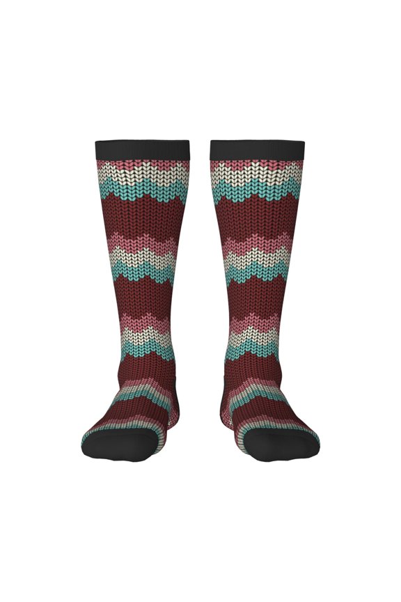 fall leaf Element Knee Socks, High Socks Long Stretchy Sock Women Knee High Stocking, Long Socks for Women