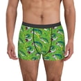 thumbnail image 1 of Naloa large mouth green color bass fish Men's Boxer Briefs,Soft and Breathable Cotton Underwear with ComfortFlex Waistband-Small, 1 of 5