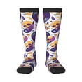 thumbnail image 1 of Naloa record rock Skull star Thigh High Socks Extra Long Stretchy Sock Women Over Knee High Opaque Stocking Daily Wear, 1 of 6