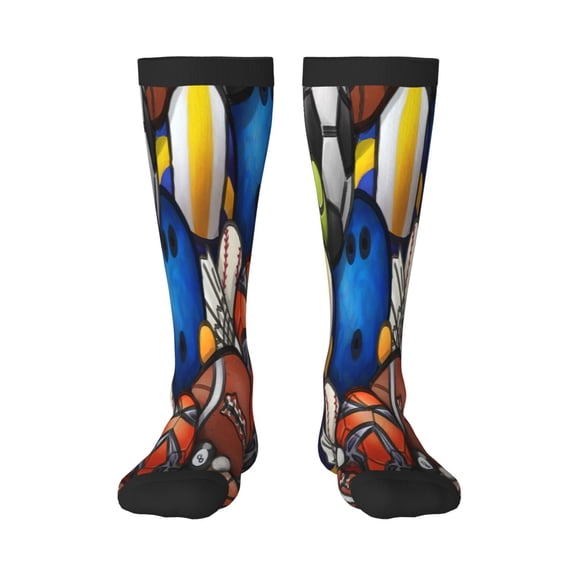 Naloa sport ball Knee Socks, High Socks Long Stretchy Sock Women Knee High Stocking, Long Socks for Women