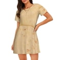 thumbnail image 1 of Naloa taco tortilla Print Women Nightgowns,Womens Loungewear,Short Sleeve Sleepwear,Comfy Ladies Nightdress, 1 of 6