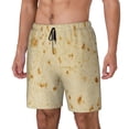 thumbnail image 1 of Naloa tortilla Print Men Swim Trunks with Compression Liner ,Board Shorts,Men's Swim Shorts with Drawstring and Elastic Waistband-3X-Large, 1 of 6