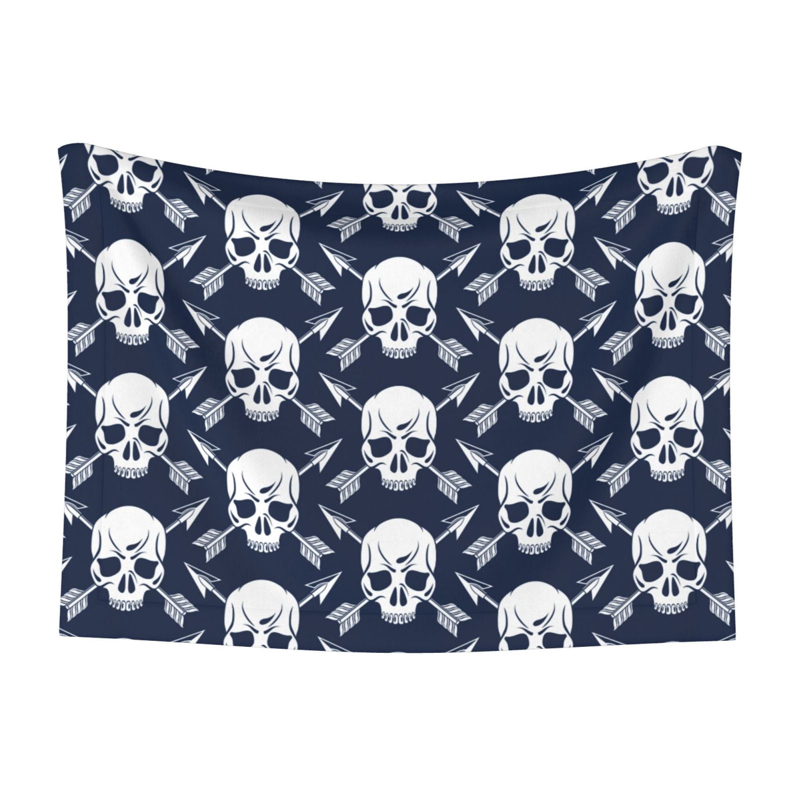Naloa white arrow Skull Dog Blanket, 3 Sizes Cat Blanket for Indoor Cats Large Medium Small Dog Gifts-Large