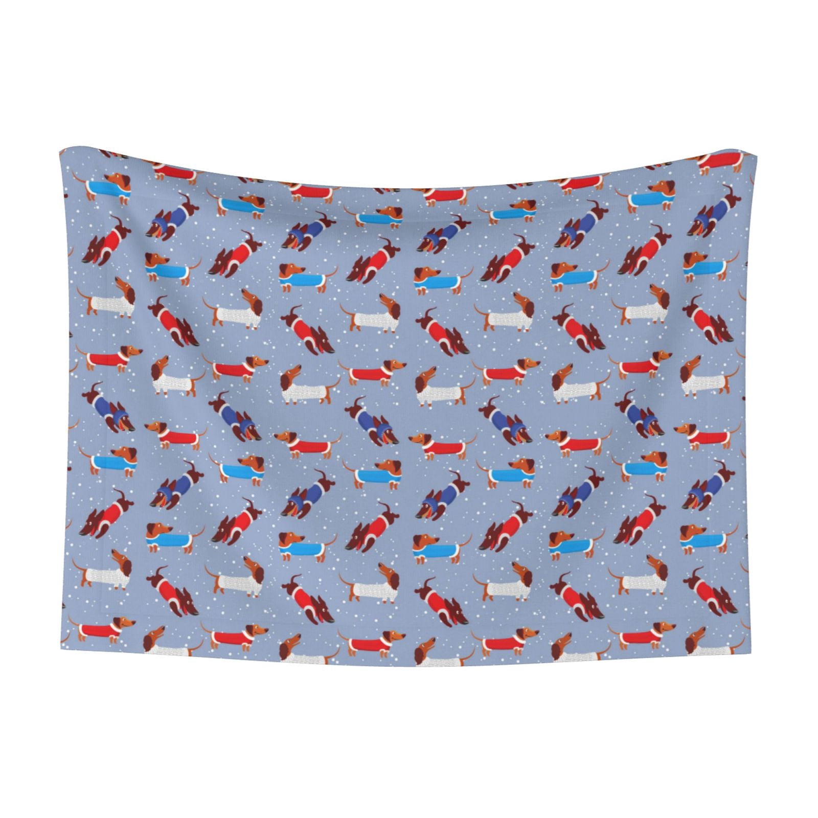 Naloa winter Dachshund Dog Blanket, 3 Sizes Cat Blanket for Indoor Cats Large Medium Small Dog Gifts-Small